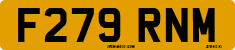 License plate of the United Kingdom, 1983 year system