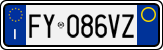 License plate of Italy, Cars (1994 year series)
