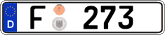 German license plate, Official services and consulates