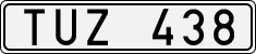 License plate of Sweden, Regular plates