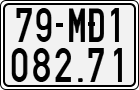 License plate of Vietnam, Specialty plates