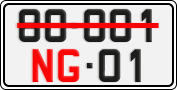 License plate of Vietnam, Diplomatic