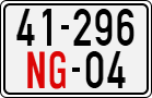License plate of Vietnam, Diplomatic