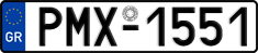 License plate of Greece, Cars