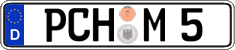 German license plate, Regular plates