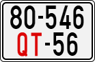 License plate of Vietnam, Diplomatic