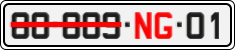 License plate of Vietnam, Diplomatic