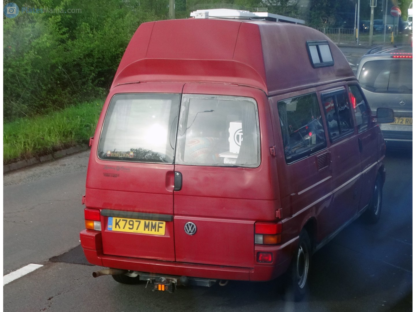 K797MMF, Volkswagen Transporter 4th gen Highroof Van (T4) (70/7D), 1990–2003