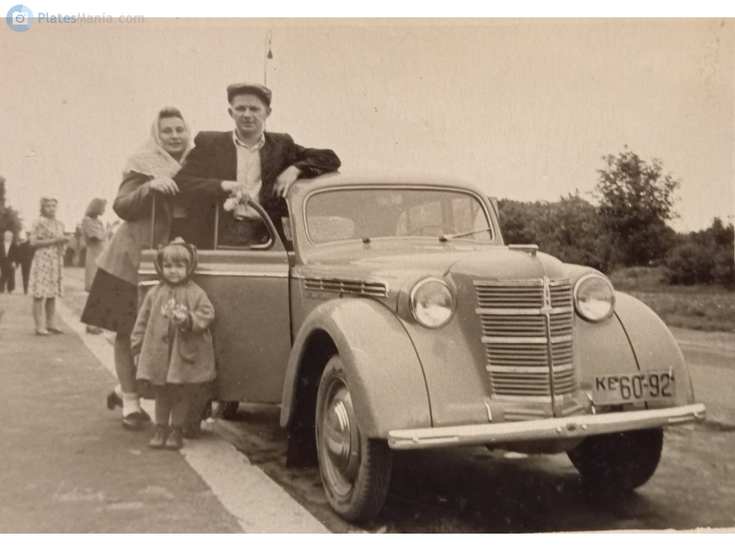 КЕ 6092, Moskvich (AZLK) 400/401 401-420 Sedan, 1954–1956