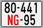 License plate of Vietnam, Diplomatic