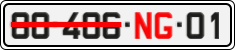 License plate of Vietnam, Diplomatic