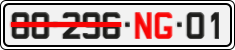 License plate of Vietnam, Diplomatic