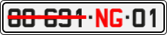 License plate of Vietnam, Diplomatic