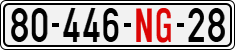 License plate of Vietnam, Diplomatic