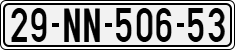 License plate of Vietnam, Diplomatic