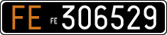 License plate of Italy, Cars (1927 year series)