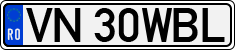 License plate of Romania, Regular plates