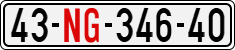 License plate of Vietnam, Diplomatic