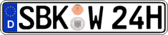 German license plate, Plates for oldtimers (type 