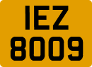 License plate of the United Kingdom, Northern Ireland (1966)