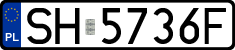 License plates of Poland, Regular car plates