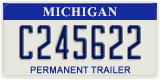 Michigan, Permanent Trailer (A123456)
