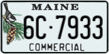 Maine, Commercial vehicles (1A-2345)