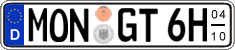 German license plate, Seasonal plates (Oldtimers)