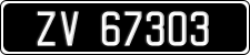 License plate of Ireland, Oldtimers