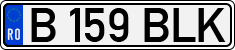 License plate of Romania, Regular plates