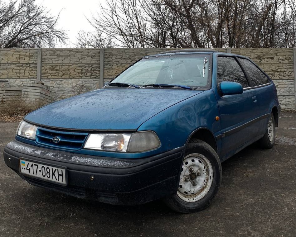 11 417-08 KH, Hyundai Pony 4th gen 3-door Hatch (X2; EU-market), facelift, 1991–1994