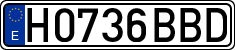 License plates of Spain, Specialty plates