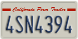 California, Trailers (1AB2345)
