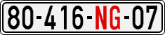 License plate of Vietnam, Diplomatic