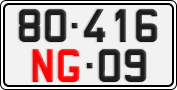 License plate of Vietnam, Diplomatic