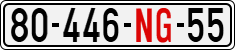 License plate of Vietnam, Diplomatic