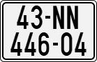 License plate of Vietnam, Diplomatic