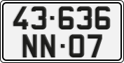 License plate of Vietnam, Diplomatic