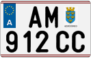 License plate of Austria, Regular plates