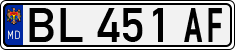 License plate of Moldova, Trailers (1992)