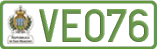 License plate of San Marino, Electric vehicles (123(4))
