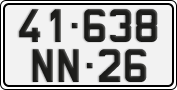License plate of Vietnam, Diplomatic