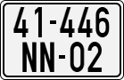 License plate of Vietnam, Diplomatic