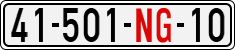 License plate of Vietnam, Diplomatic