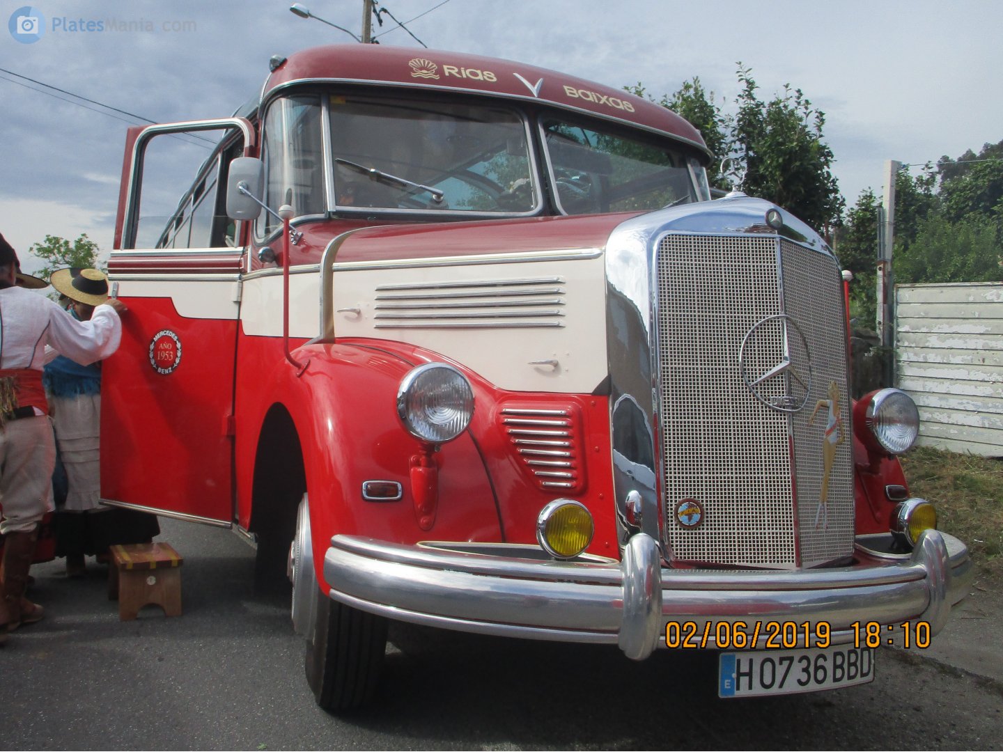 H 0736 BBD, Mercedes-Benz O3500 1st gen (312), 1949–1955