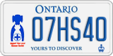 Ontario, Specialty plates (12AB34)