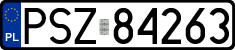 License plates of Poland, Regular car plates