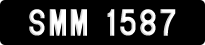 License plate of Malaysia, A(BC) 1(234)