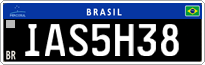 License plate of Brazil, Oldtimers (Mercosul)