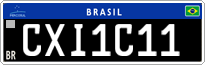 License plate of Brazil, Oldtimers (Mercosul)